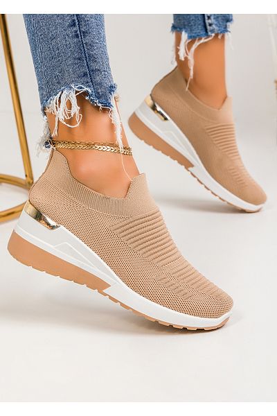 starlike Women's khaki sports shoes A123