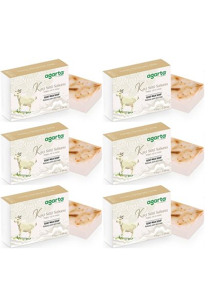 Agarta Handmade Natural Soap 150Gr Goat Milk (Set of 6)