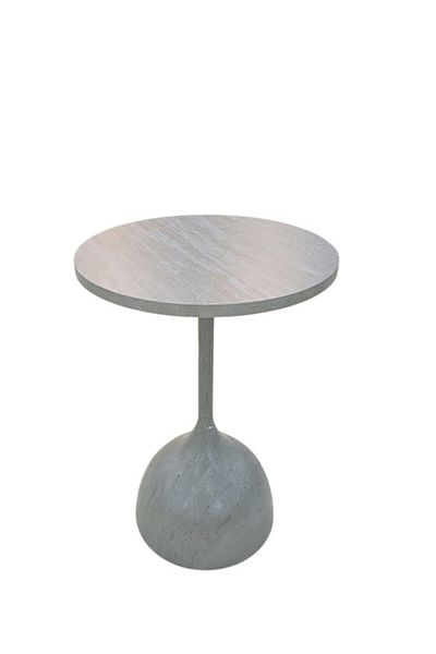Generic Mini Round Coffee Table for Sofa or Bedside, Side Table for Living Room, Bedroom 40x40x55cm