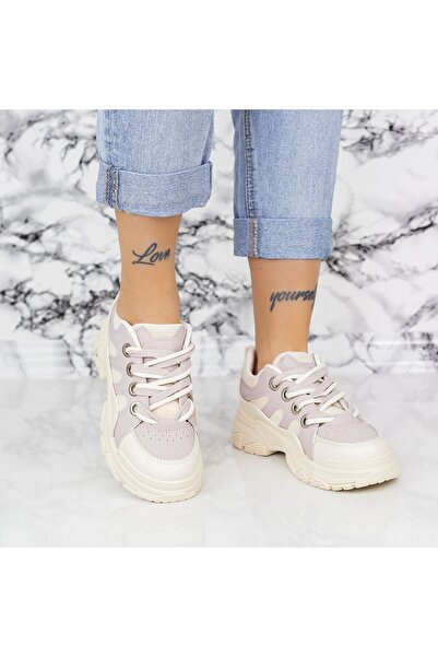 mei Pantofi Sport Dama 2N37 Mov-Bej