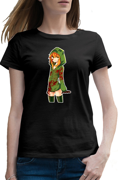 OEM Tricou femei Minecraft Anime Cool Creeper