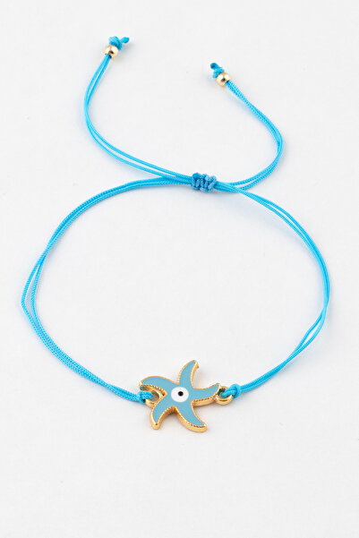 Sortie Aksesuar Enameled Length Adjustable Rope Bracelet with Evil Eye Beads ...