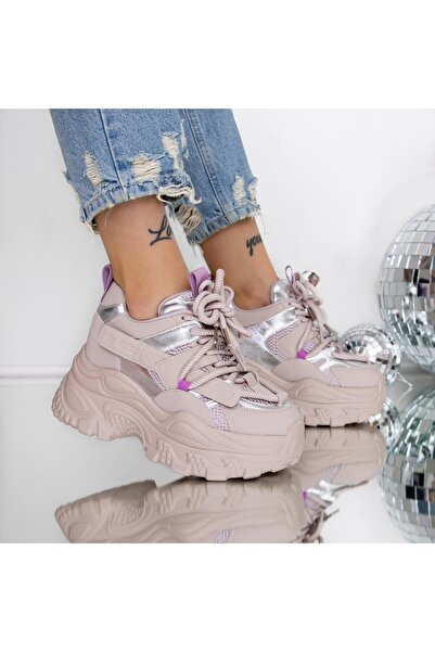 mei Pantofi Sport dama cu Platforma 3SJN59 Mov