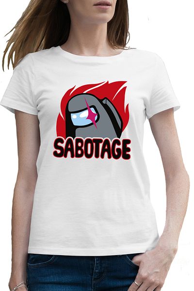OEM Tricou femei Sabotage Among Us