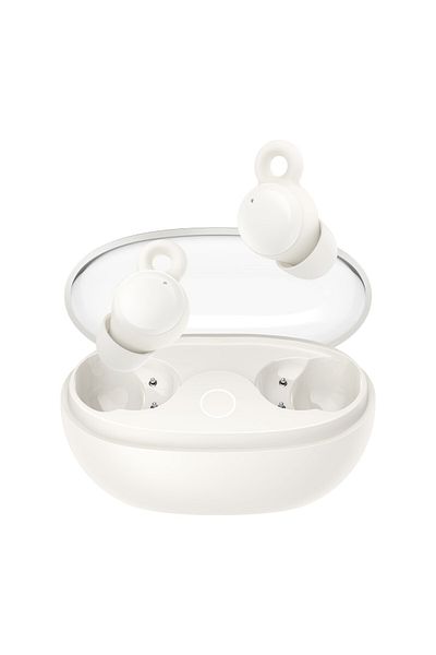 Joyroom Bezprzewodowe słuchawki douszne Bluetooth JR-TS3 biały