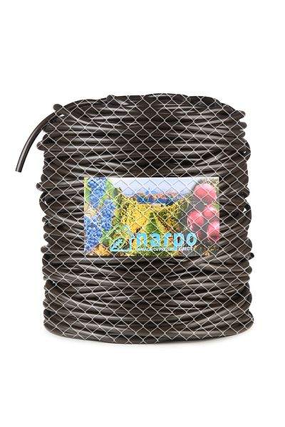 Narpo PVC plastic binding thread, TUBETTO, 5 mm, 120 meters, 1 kg, brown, very elastic, NRP007