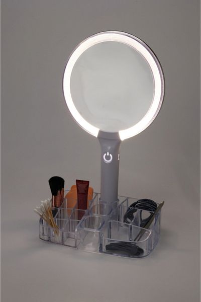 Koopman LED Makeup Mirror with Accessories Organizer