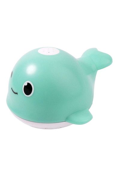 Bocioland Bath toy with splash effect, Whale, Green/White