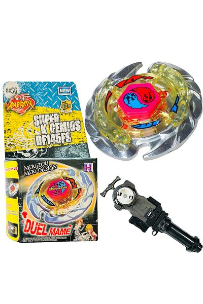 RAPIDITY Bb56 Beyblade Metal Fusion Evil Gemios + 158-29with Guns