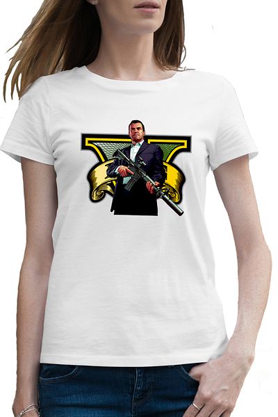 OEM Tricou femei Michael GTA5 Grand Theft Auto