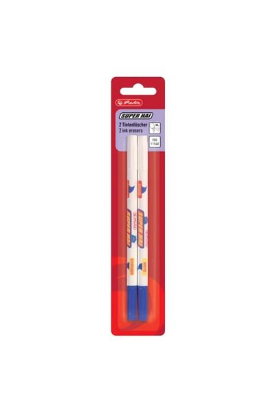 Herlitz Corrector Marker Pen, Tip 2mm, Set 2 Pieces, Material Plastic, Color White