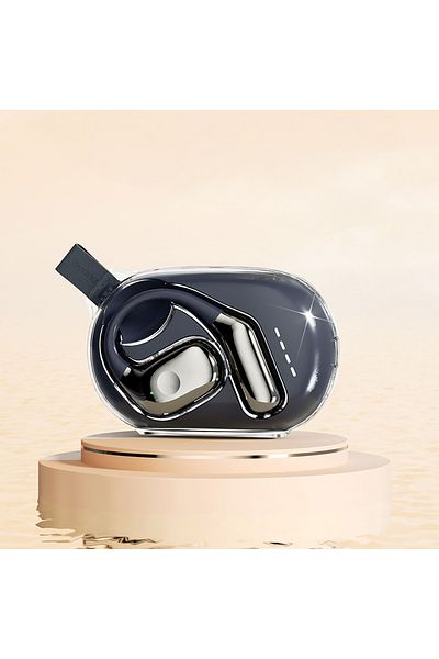 DUDAO Słuchawka biznesowa Bluetooth 5.3 OWS USB-C - granatowa