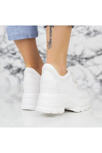 mei Women's Platform Sneakers 2XN1 White