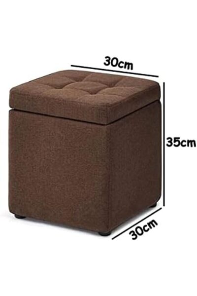 Generic FFD Ottoman Storage Foot Stool - Multifunction Bench Seat With Footrest and Toy Box - Shoe Bench