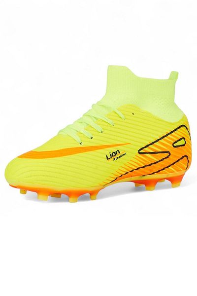 Celira Lio Yellow Socks Men's Football Cleats Shoes