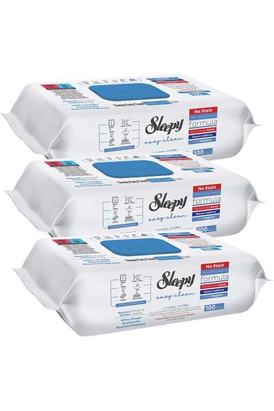 Sleepy Easy Clean Surface Cleaning Wipes – Customize Your Scent & Pack Size (3 Pack, Bleach)