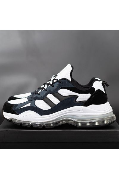mei Men's Sports Shoes 0553 White-Blue