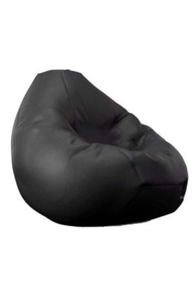 Pufrelax Fotoliu Nirvana Grande, Material Piele ecologica - Back 2 Black