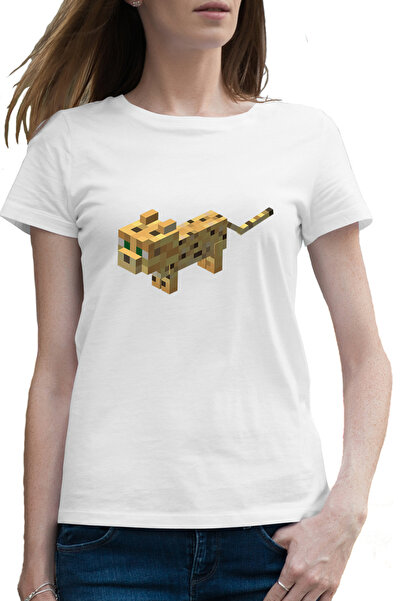 OEM Tricou femei Minecraft Ocelot Mob