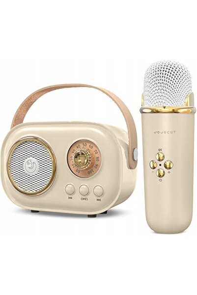 Brak marki GŁOŚNIK BLUETOOTH Z MIKROFONEM ZESTAW KARAOKE DLA DZIECI PREZENT HD STEREO