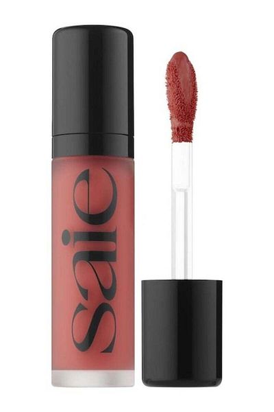 SAIE Dew Blush - Lightweight Blendable Liquid Blush, Spicy - warm tomette 11g for a Natural Glow
