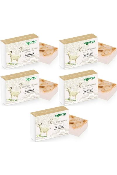 Agarta Handmade Natural Soap 150Gr Goat Milk (Set of 5)