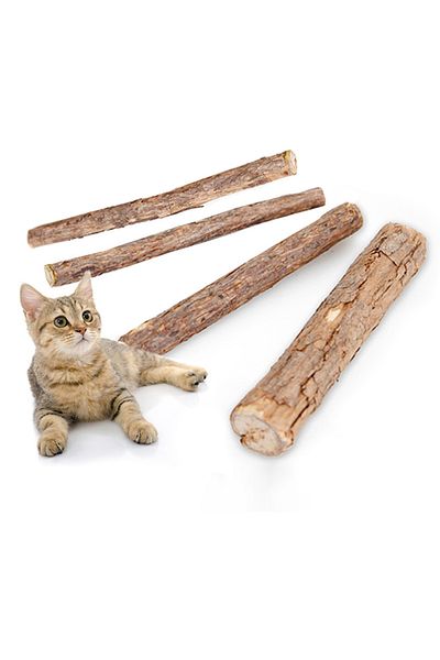 ENAR Cat Teeth Grinding and Cleaning Stick, Teasing Cat Toys, Chewing and Cleaning Cat Snacks 4pcs