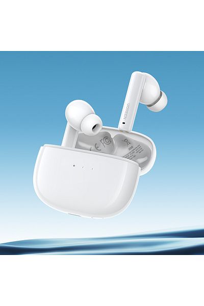 Ugreen Słuchawki bezprzewodowe Bluetooth TWS ANC WS106 HiTune T3 białe
