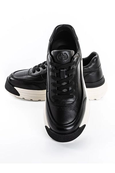 advancer Pantofi Sport Barbati din piele naturala 24203 Negru