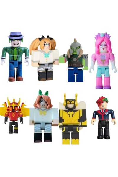 TNAGORA Set 8 Figurine Roblox, Tnagora®, 6 cm, Negru/Multicolor