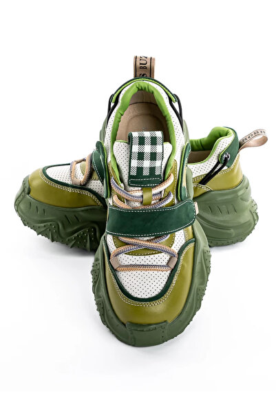 advancer Γυναικεία Αθλητικά Παπούτσια με Πλατφόρμα 37872-1 Σκούρο Πράσινο