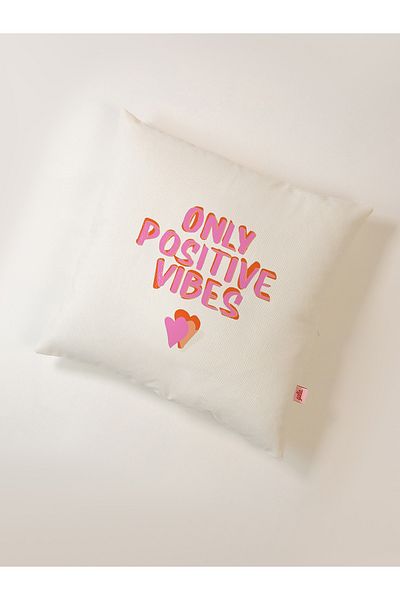 Galia Tasarım Only Positive Vibes Pillow Case 45X45 cm
