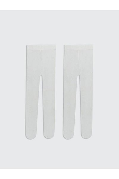 LC Waikiki Basic Baby Girl Pantyhose 2 Pack (S5)