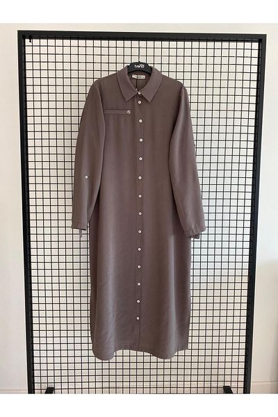 Armine TREND 2025-New Season Sleeve Fold Buttoned Tunic-25Yt4142