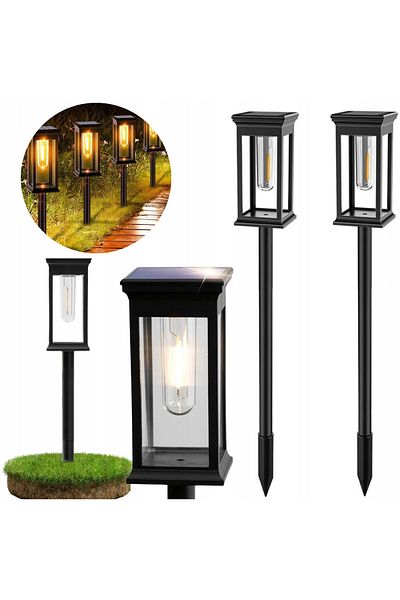 Azaris Lumini solare de grădină, lumini solare LED, 2 bucăți