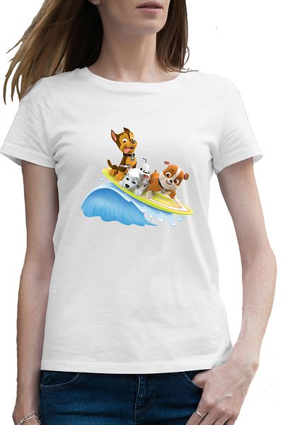 OEM Tricou femei Paw Patrol Catelusi Mare Valuri Dalmatian