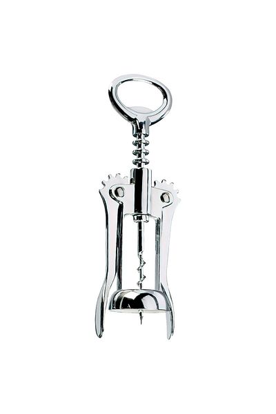 flores Tirbuson pentru vin, cu aripi, cromat, 17 cm