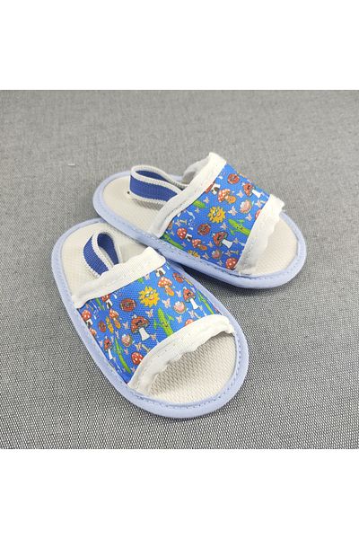 Oscar Baby Bow Detailed Non-Slip Sole Baby Slippers Sandals