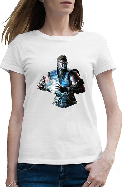 OEM Tricou femei Mortal Kombat Holding Chackra Blue Magic Armour