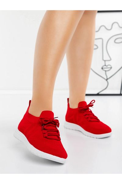 mei Women's Sneakers 5YA12 Red