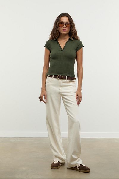 Stradivarius Basic polo T-shirt