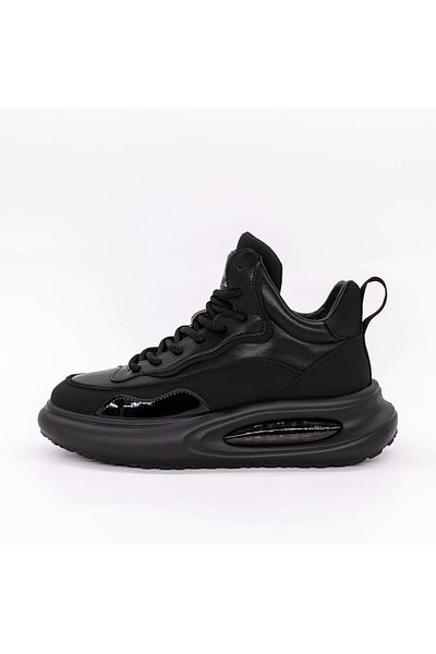 advancer Pantofi Sport Barbati din piele naturala 83107 Negru