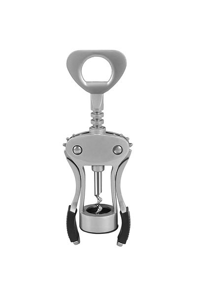 flores Tirbuson pentru vin, cu aripi, cromat, 19 cm