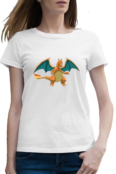 OEM Tricou femei Charizard Pokemon Dragon