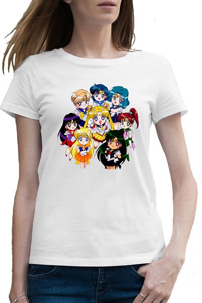 OEM Tricou femei Desene Animate Bebe Sailor Moon