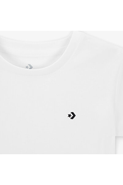 Converse Γυναικείο λευκό μπλουζάκι Slim Fit