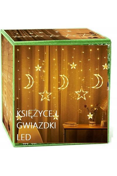 LedClick LAMPĂ SUSPENSABILĂ GHIRLANDĂ LUMINĂ LED PERDELĂ BALCON cald