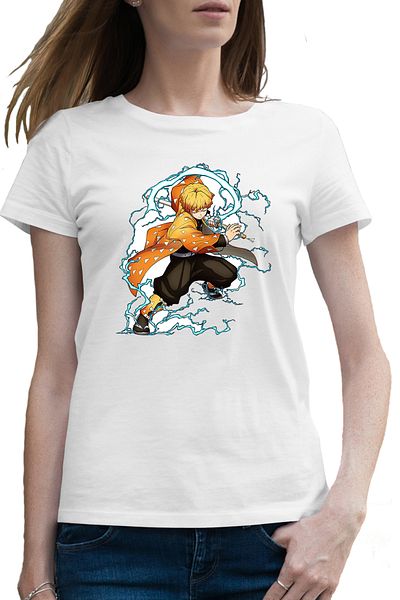 OEM Tricou femei Kimetsu no Yaiba Zenitsu Attack
