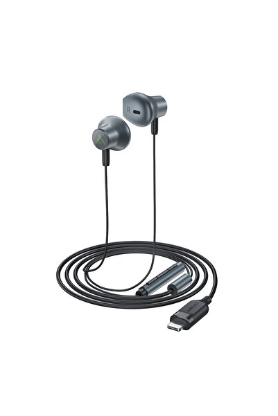 Acefast Słuchawki douszne do iPhone iPad ze złączem Lightning 1.2 m czarne