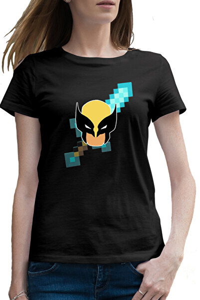 OEM Tricou femei Wolverine Minecraft Diamond Sword